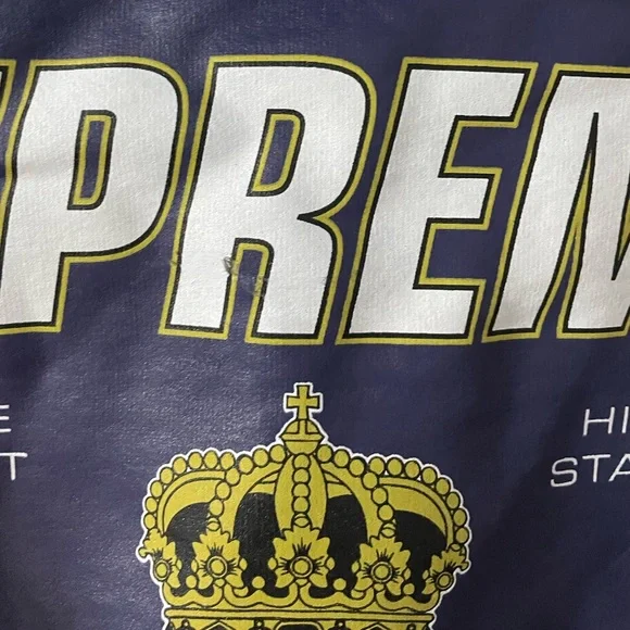 Authentic Supreme Classic Black Hoodie - Picture 7 of 7